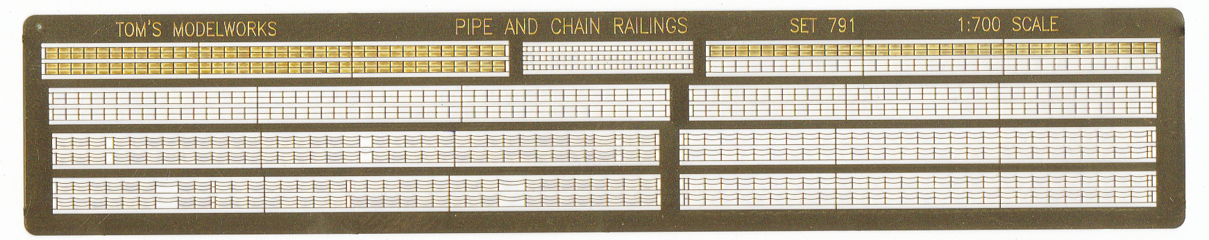 #791 Chain and Pipe rails